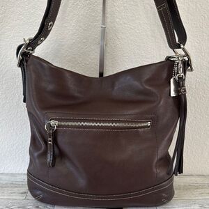 Coach Soho Hobo Chocolate Leather Shoulder/Crossbody Bag